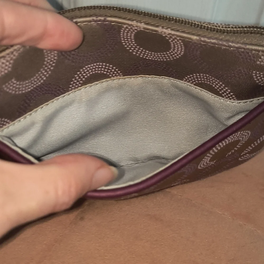 Coach Dot Op Art Small Wristlet